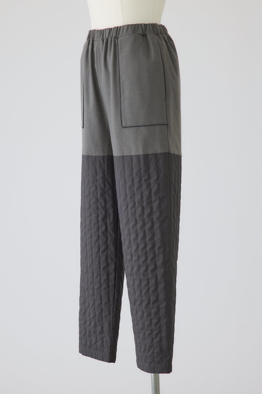 【リムアーク/RIM.ARK】のQuilting PT/パンツ 人気、トレンドファッション・服の通販 founy(ファニー) 　ファッション　Fashion　レディースファッション　Fashion for Women　パンツ　Pants & Trousers　おすすめ　Recommended / Our Picks　アウトドア　Outdoor Clothing　キルティング　Quilted, Quilting　シンプル　Simple, Minimal　ジャケット　Jacket, Outerwear　スタイリッシュ　Stylish, Fashionable　スポーティ　Sporty, Casual Athletic　タフタ　Taffeta, Structured Fabric　ドッキング　Docking, Mixed Material　リラックス　Relax, Relaxed Fit　other-4|ID: prp329100004293847 ipo3291000000034970463