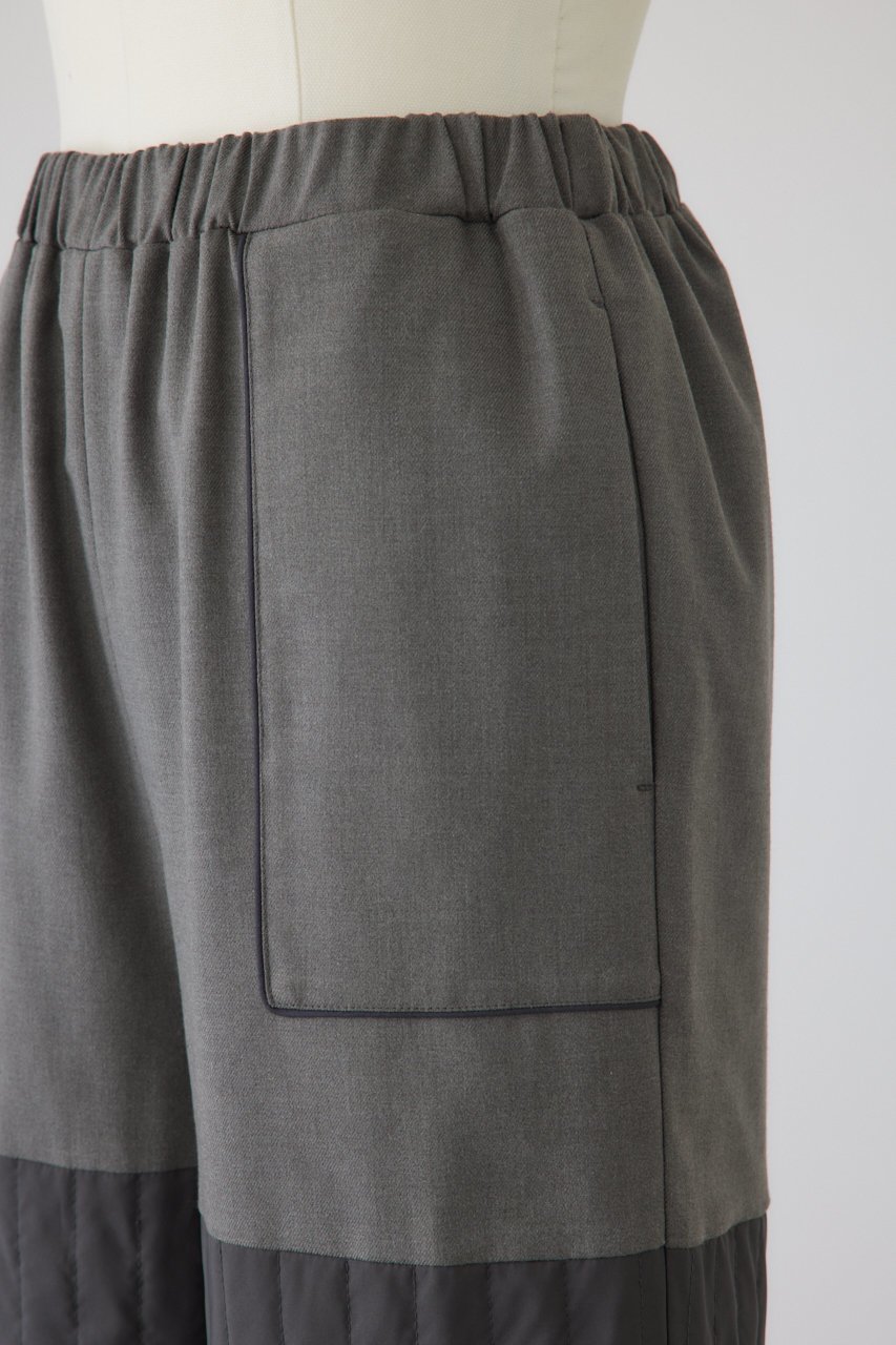 【リムアーク/RIM.ARK】のQuilting PT/パンツ 人気、トレンドファッション・服の通販 founy(ファニー) 　ファッション　Fashion　レディースファッション　Fashion for Women　パンツ　Pants & Trousers　おすすめ　Recommended / Our Picks　アウトドア　Outdoor Clothing　キルティング　Quilted, Quilting　シンプル　Simple, Minimal　ジャケット　Jacket, Outerwear　スタイリッシュ　Stylish, Fashionable　スポーティ　Sporty, Casual Athletic　タフタ　Taffeta, Structured Fabric　ドッキング　Docking, Mixed Material　リラックス　Relax, Relaxed Fit　other-5|ID: prp329100004293847 ipo3291000000034970464