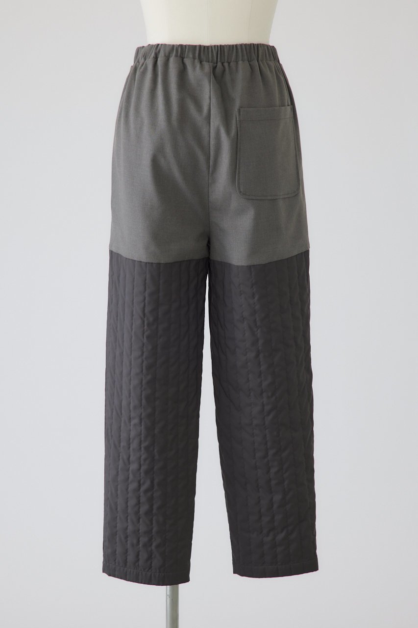 【リムアーク/RIM.ARK】のQuilting PT/パンツ 人気、トレンドファッション・服の通販 founy(ファニー) 　ファッション　Fashion　レディースファッション　Fashion for Women　パンツ　Pants & Trousers　おすすめ　Recommended / Our Picks　アウトドア　Outdoor Clothing　キルティング　Quilted, Quilting　シンプル　Simple, Minimal　ジャケット　Jacket, Outerwear　スタイリッシュ　Stylish, Fashionable　スポーティ　Sporty, Casual Athletic　タフタ　Taffeta, Structured Fabric　ドッキング　Docking, Mixed Material　リラックス　Relax, Relaxed Fit　other-8|ID: prp329100004293847 ipo3291000000034970467