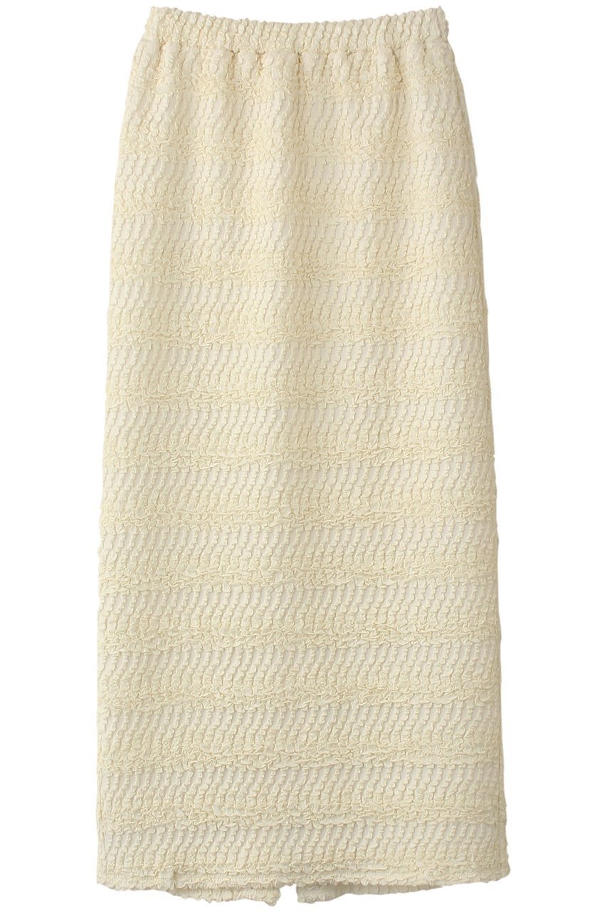 【スタニングルアー/STUNNING LURE】のフラッフィージャージロングスカート インテリア・キッズ・メンズ・レディースファッション・服の通販 founy(ファニー) 　ファッション　Fashion　レディースファッション　Fashion for Women　スカート　Skirts　ロングスカート　Long Skirts / Maxi & Midi Skirts　シンプル　Simple, Minimal　ストレッチ　Stretch, Stretchy Fabric　ファブリック　Fabric, Textile　ロング　Long, Long-Length　オフホワイト|ID: prp329100004300110 ipo3291000000034594831