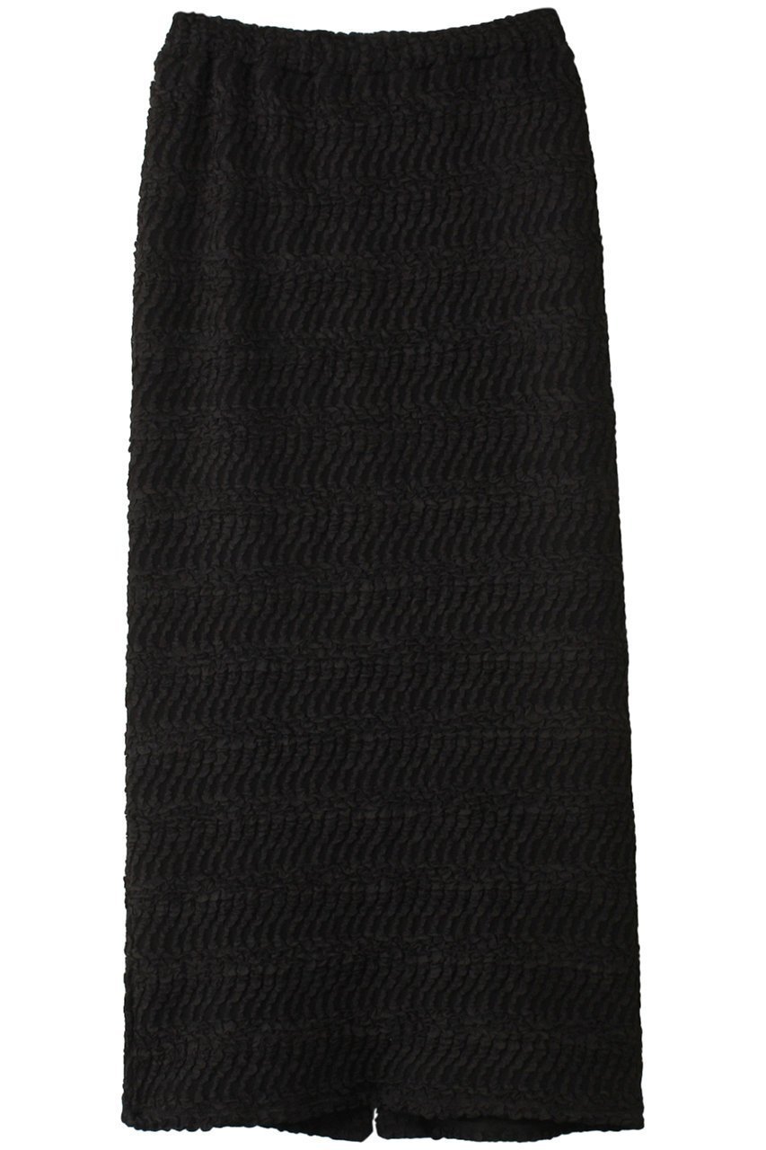 【スタニングルアー/STUNNING LURE】のフラッフィージャージロングスカート インテリア・キッズ・メンズ・レディースファッション・服の通販 founy(ファニー) 　ファッション　Fashion　レディースファッション　Fashion for Women　スカート　Skirts　ロングスカート　Long Skirts / Maxi & Midi Skirts　シンプル　Simple, Minimal　ストレッチ　Stretch, Stretchy Fabric　ファブリック　Fabric, Textile　ロング　Long, Long-Length　ブラック|ID: prp329100004300110 ipo3291000000034594832