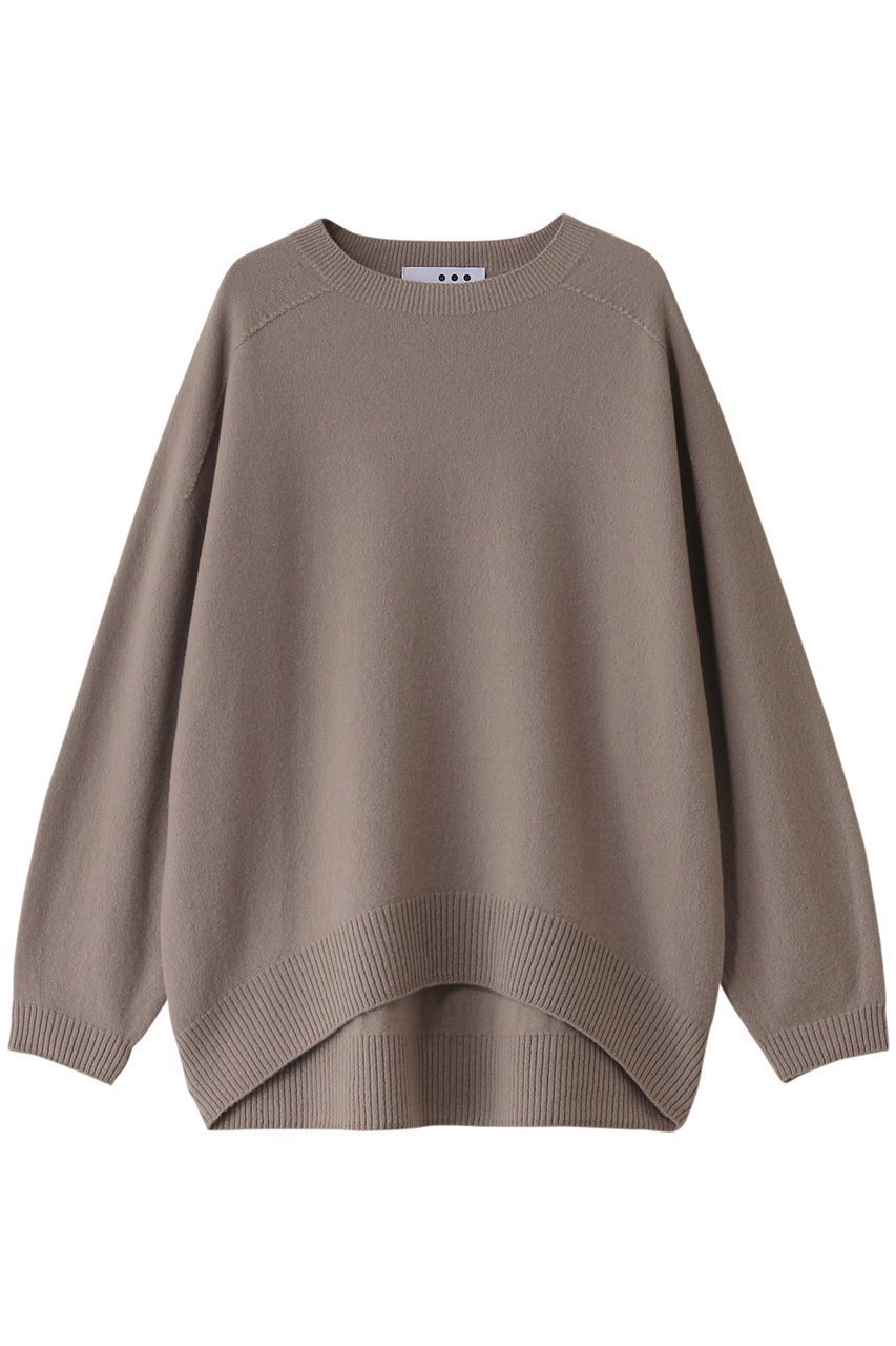【スリー ドッツ/three dots】のホールガーメント クルーネックセーター インテリア・キッズ・メンズ・レディースファッション・服の通販 founy(ファニー) 　ファッション　Fashion　レディースファッション　Fashion for Women　トップス・カットソー　Cut & Sew Tops　ニット　Knit Tops & Sweaters　カジュアルプルオーバー・ニットトップス　Pullovers & Knit Tops / Casual Pullovers　セーター　Sweater, Knitwear　プレーン　Plain, Simple　ホールガーメント　WholeGarment, Seamless Knit　定番　Standard, Basic Item　A/W・秋冬　Autumn/Winter　ベージュ|ID: prp329100004300150 ipo3291000000035623185