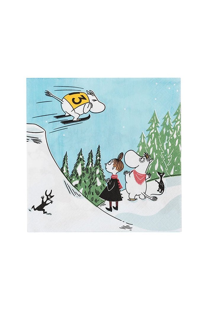 【ムーミン バイ アラビア/MOOMIN by ARABIA / GOODS】のムーミン スキー ジャンピング2024 ウィンター ペーパーナプキン インテリア・キッズ・メンズ・レディースファッション・服の通販 founy(ファニー) https://founy.com/ テーブル Table ペーパー Paper 冬 Winter |ID: prp329100004302114 ipo3291000000029827989