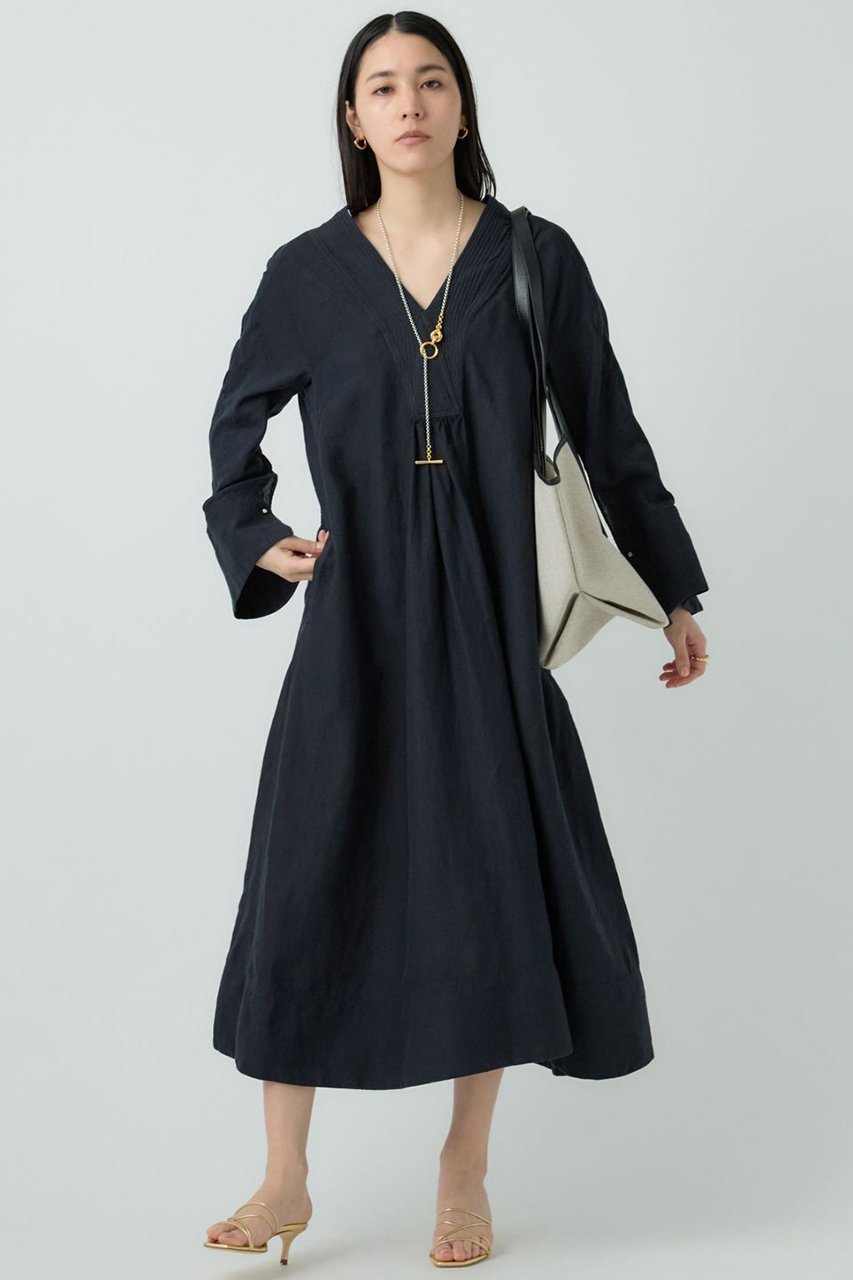 【カオス/Chaos】のアルパカリネンカフカワンピース 人気、トレンドファッション・服の通販 founy(ファニー) 　ファッション　Fashion　レディースファッション　Fashion for Women　ワンピース　Dresses　チュニック　Tunic Tops & Dresses　おすすめ　Recommended / Our Picks　インナー　Innerwear　カッティング　Cutting Detail　キャミソール　Camisole, Spaghetti Strap Top　チュニック　Tunic, Long Top　パターン　Pattern, Design Print　ペチコート　Petticoat, Underskirt　ロング　Long, Long-Length　定番　Standard, Basic Item　other-2|ID: prp329100004302118 ipo3291000000032876421