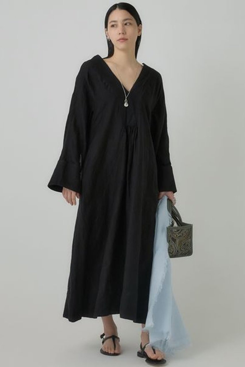【カオス/Chaos】のアルパカリネンカフカワンピース 人気、トレンドファッション・服の通販 founy(ファニー) 　ファッション　Fashion　レディースファッション　Fashion for Women　ワンピース　Dresses　チュニック　Tunic Tops & Dresses　おすすめ　Recommended / Our Picks　インナー　Innerwear　カッティング　Cutting Detail　キャミソール　Camisole, Spaghetti Strap Top　チュニック　Tunic, Long Top　パターン　Pattern, Design Print　ペチコート　Petticoat, Underskirt　ロング　Long, Long-Length　定番　Standard, Basic Item　other-6|ID: prp329100004302118 ipo3291000000032876442