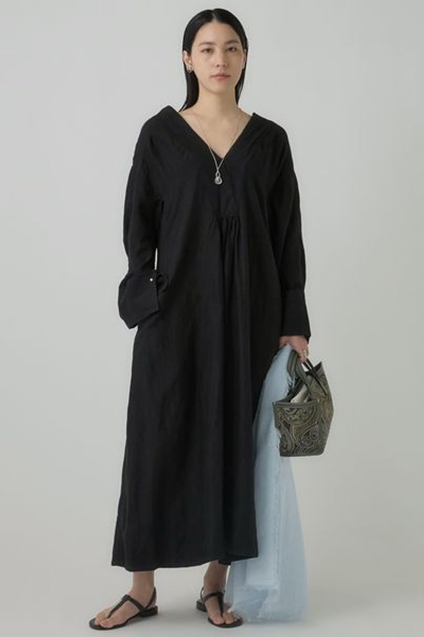【カオス/Chaos】のアルパカリネンカフカワンピース 人気、トレンドファッション・服の通販 founy(ファニー) 　ファッション　Fashion　レディースファッション　Fashion for Women　ワンピース　Dresses　チュニック　Tunic Tops & Dresses　おすすめ　Recommended / Our Picks　インナー　Innerwear　カッティング　Cutting Detail　キャミソール　Camisole, Spaghetti Strap Top　チュニック　Tunic, Long Top　パターン　Pattern, Design Print　ペチコート　Petticoat, Underskirt　ロング　Long, Long-Length　定番　Standard, Basic Item　other-7|ID: prp329100004302118 ipo3291000000032876449