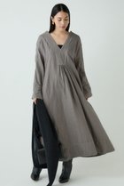 【カオス/Chaos】のアルパカリネンカフカワンピース 人気、トレンドファッション・服の通販 founy(ファニー) ファッション Fashion レディースファッション Fashion for Women ワンピース Dresses チュニック Tunic Tops & Dresses おすすめ Recommended / Our Picks インナー Innerwear カッティング Cutting Detail キャミソール Camisole, Spaghetti Strap Top チュニック Tunic, Long Top パターン Pattern, Design Print ペチコート Petticoat, Underskirt ロング Long, Long-Length 定番 Standard, Basic Item thumbnail グレー|ID: prp329100004302118 ipo3291000000033450844