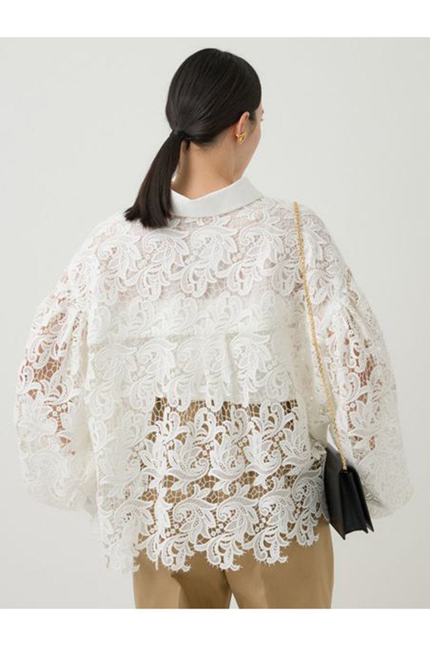 【カオス/Chaos】のブロシェシャツ 人気、トレンドファッション・服の通販 founy(ファニー) 　ファッション　Fashion　レディースファッション　Fashion for Women　トップス・カットソー　Cut & Sew Tops　シャツ・ブラウス・オフィスカジュアル　Elegant Blouses & Button-Ups　カフス　Cuff Design　ケミカル　Chemical, Chemical Wash　スリーブ　Sleeve, Long Sleeve / Short Sleeve　レース　Lace, Lace Fabric　ロング　Long, Long-Length　エレガント 上品　Elegant　春　Spring　other-4|ID: prp329100004302122 ipo3291000000032875101