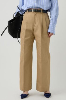 【カオス/Chaos】 2タックチーノパンツ人気、トレンドファッション・服の通販 founy(ファニー) ファッション Fashion レディースファッション Fashion for Women パンツ Pants & Trousers おすすめ Recommended / Our Picks アクリル Acrylic Material コーティング Coating, Coated Finish ストレート Straight, Straight Cut センター Center, Center Line ツイル Twist, Twisted Detail ドレス Dress, One-Piece フロント Front, Front Design レース Lace, Lace Fabric エレガント 上品 Elegant |ID:prp329100004302123