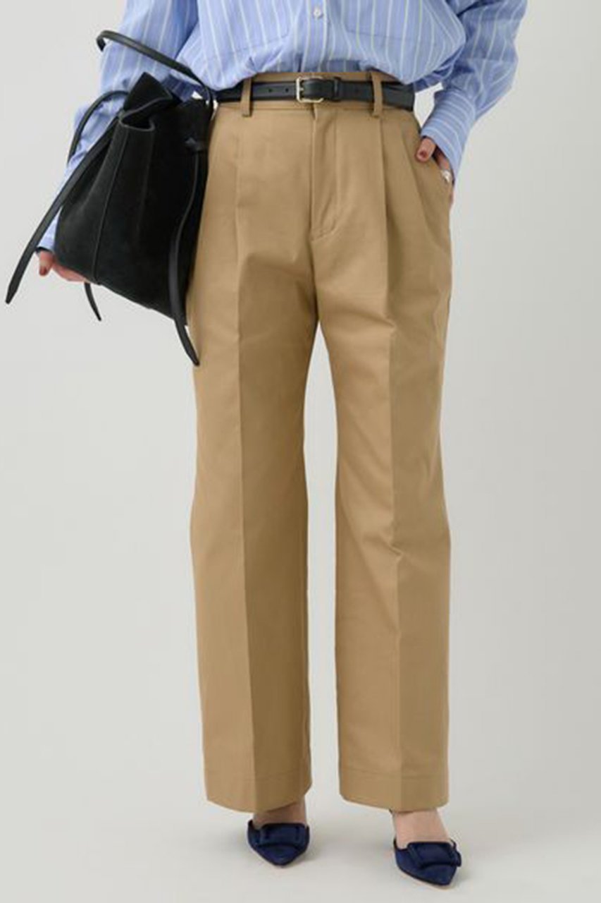 【カオス/Chaos】の2タックチーノパンツ 人気、トレンドファッション・服の通販 founy(ファニー) 　ファッション　Fashion　レディースファッション　Fashion for Women　パンツ　Pants & Trousers　おすすめ　Recommended / Our Picks　アクリル　Acrylic Material　コーティング　Coating, Coated Finish　ストレート　Straight, Straight Cut　センター　Center, Center Line　ツイル　Twist, Twisted Detail　ドレス　Dress, One-Piece　フロント　Front, Front Design　レース　Lace, Lace Fabric　エレガント 上品　Elegant　other-2|ID: prp329100004302123 ipo3291000000032918245