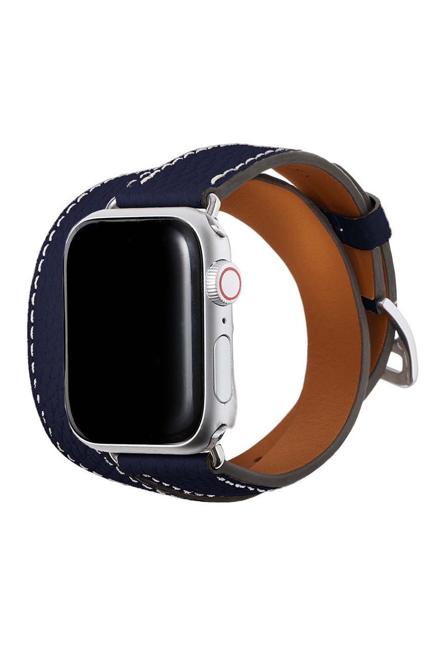 【ボナベンチュラ/BONAVENTURA】のダブルトゥール Apple Watch レザーバンド シュリンクレザー (アダプター:シルバー) インテリア・キッズ・メンズ・レディースファッション・服の通販 founy(ファニー) 　ファッション　Fashion　レディースファッション　Fashion for Women　レイングッズ・傘・晴雨兼用傘　Umbrellas & Rain Gear　コーティング　Coating, Coated Finish　傘　Umbrella, Parasol　シルバー　Silver, Metallic Silver　ダメージ　Distressed, Destroyed　時計　Watch, Wristwatch　ハンカチ　Handkerchief, Hanky　ユニセックス　Unisex, Genderless　エレガント 上品　Elegant　ネイビー|ID: prp329100004305570 ipo3291000000032816772