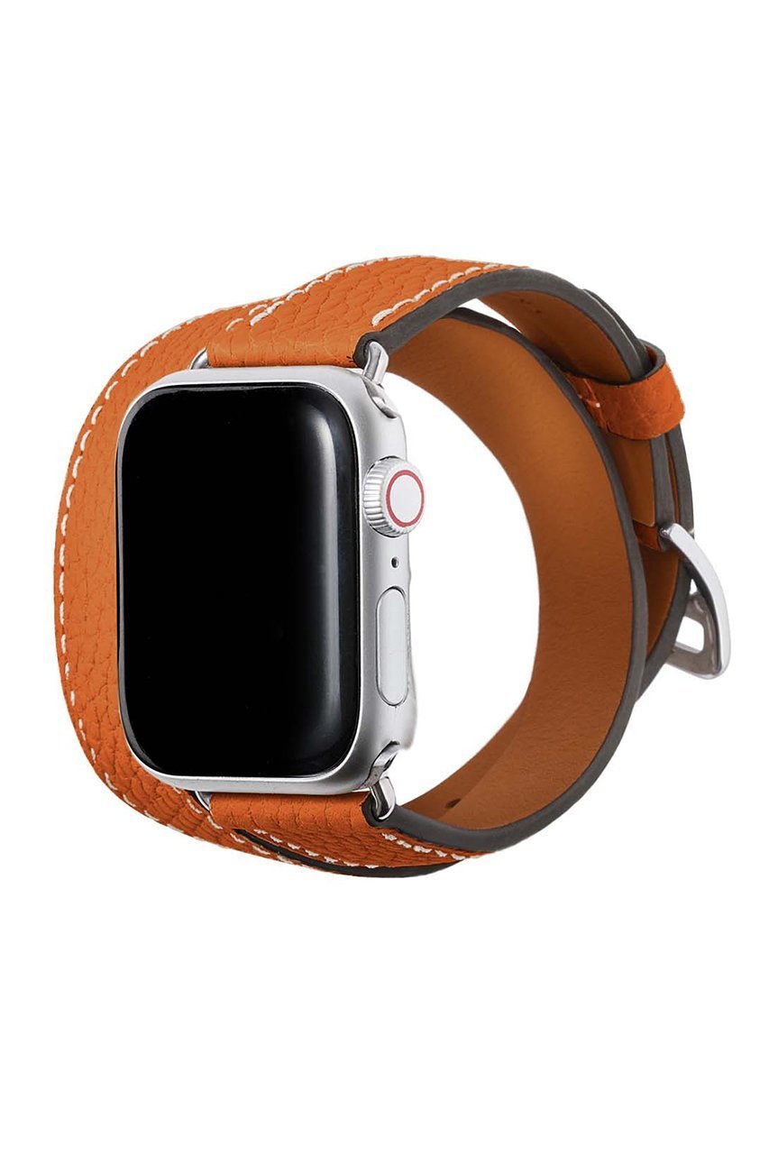 【ボナベンチュラ/BONAVENTURA】のダブルトゥール Apple Watch レザーバンド シュリンクレザー (アダプター:シルバー) インテリア・キッズ・メンズ・レディースファッション・服の通販 founy(ファニー) 　ファッション　Fashion　レディースファッション　Fashion for Women　レイングッズ・傘・晴雨兼用傘　Umbrellas & Rain Gear　コーティング　Coating, Coated Finish　傘　Umbrella, Parasol　シルバー　Silver, Metallic Silver　ダメージ　Distressed, Destroyed　時計　Watch, Wristwatch　ハンカチ　Handkerchief, Hanky　ユニセックス　Unisex, Genderless　エレガント 上品　Elegant　オレンジ|ID: prp329100004305570 ipo3291000000032816774