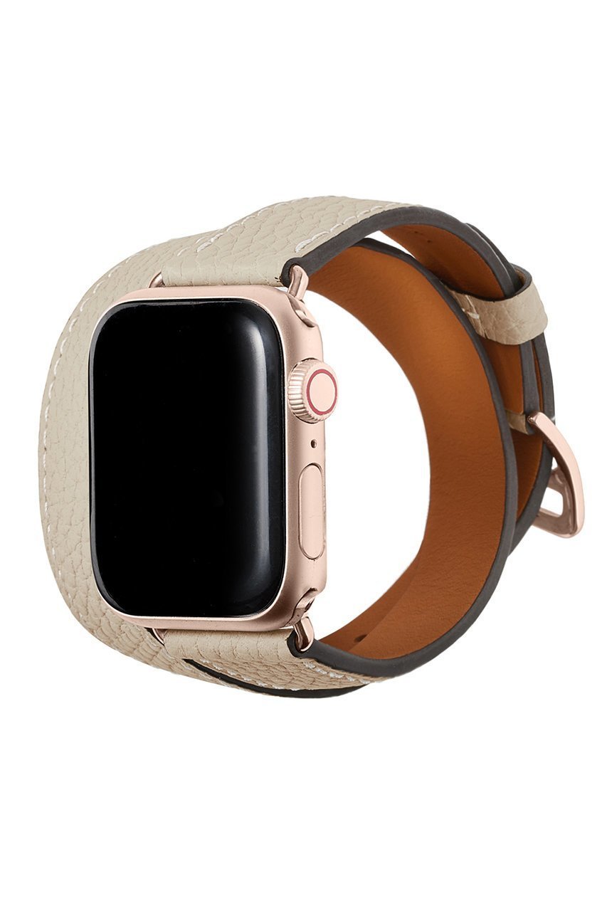 【ボナベンチュラ/BONAVENTURA】のダブルトゥール Apple Watch レザーバンド シュリンクレザー (アダプター:ゴールド) インテリア・キッズ・メンズ・レディースファッション・服の通販 founy(ファニー) 　ファッション　Fashion　レディースファッション　Fashion for Women　レイングッズ・傘・晴雨兼用傘　Umbrellas & Rain Gear　コーティング　Coating, Coated Finish　傘　Umbrella, Parasol　ダメージ　Distressed, Destroyed　時計　Watch, Wristwatch　ハンカチ　Handkerchief, Hanky　ユニセックス　Unisex, Genderless　エレガント 上品　Elegant　アイボリー|ID: prp329100004305576 ipo3291000000032816757