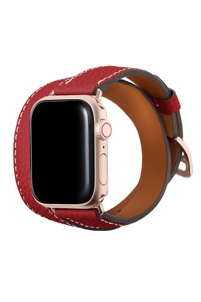 【ボナベンチュラ/BONAVENTURA】のダブルトゥール Apple Watch レザーバンド シュリンクレザー (アダプター:ゴールド) インテリア・キッズ・メンズ・レディースファッション・服の通販 founy(ファニー) 　ファッション　Fashion　レディースファッション　Fashion for Women　レイングッズ・傘・晴雨兼用傘　Umbrellas & Rain Gear　コーティング　Coating, Coated Finish　傘　Umbrella, Parasol　ダメージ　Distressed, Destroyed　時計　Watch, Wristwatch　ハンカチ　Handkerchief, Hanky　ユニセックス　Unisex, Genderless　エレガント 上品　Elegant　レッド|ID: prp329100004305576 ipo3291000000032816758