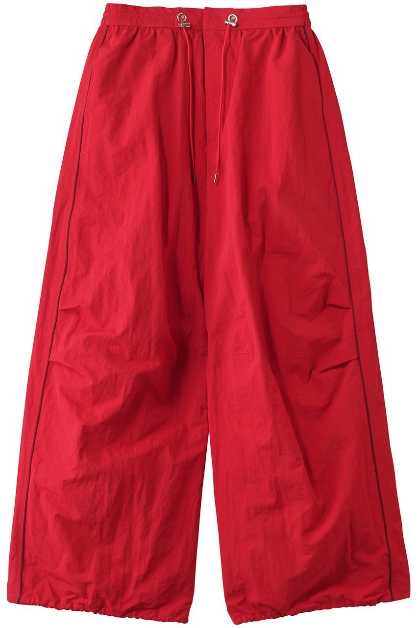 【メゾンスペシャル/MAISON SPECIAL】のColor Piping Parachute Pants/カラーパイピングパラシュートパンツ インテリア・キッズ・メンズ・レディースファッション・服の通販 founy(ファニー) 　ファッション　Fashion　レディースファッション　Fashion for Women　パンツ　Pants & Trousers　インナー　Innerwear　ドローストリング　Drawstring, Pull Cord　フィット　Fit, Slim Fit　ワイド　Wide, Wide Fit　RED(レッド)|ID: prp329100004305577 ipo3291000000032910460