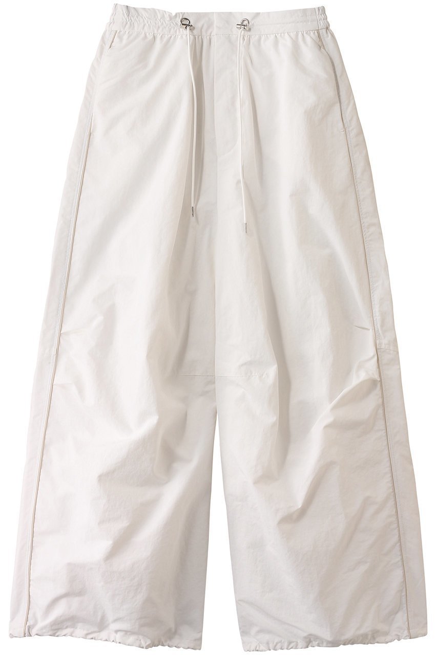 【メゾンスペシャル/MAISON SPECIAL】のColor Piping Parachute Pants/カラーパイピングパラシュートパンツ インテリア・キッズ・メンズ・レディースファッション・服の通販 founy(ファニー) 　ファッション　Fashion　レディースファッション　Fashion for Women　パンツ　Pants & Trousers　インナー　Innerwear　ドローストリング　Drawstring, Pull Cord　フィット　Fit, Slim Fit　ワイド　Wide, Wide Fit　WHT(ホワイト)|ID: prp329100004305577 ipo3291000000032910464