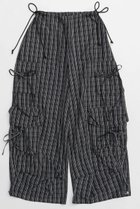 【メゾンスペシャル/MAISON SPECIAL】のRibbon Design Cargo Pants/リボンカーゴパンツ 人気、トレンドファッション・服の通販 founy(ファニー) ファッション Fashion レディースファッション WOMEN パンツ Pants 春 Spring カーゴパンツ Cargo Pants ストライプ Stripe セットアップ Set Up タフタ Taffeta チェック Check ポケット Pocket リボン Ribbon A/W・秋冬 Aw・Autumn/Winter・Fw・Fall-Winter S/S・春夏 Ss・Spring/Summer 夏 Summer 2025年 2025 thumbnail BLK(ブラック)|ID: prp329100004305578 ipo3291000000029853958