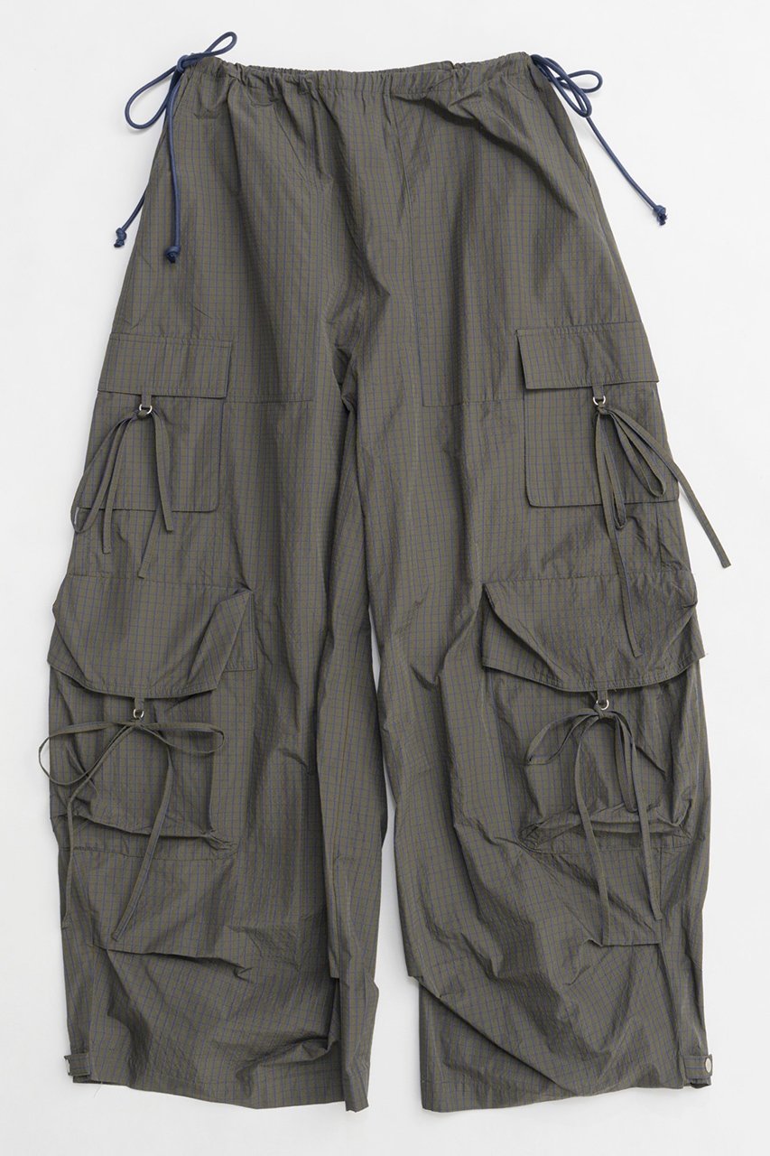 【メゾンスペシャル/MAISON SPECIAL】のRibbon Design Cargo Pants/リボンカーゴパンツ インテリア・キッズ・メンズ・レディースファッション・服の通販 founy(ファニー) 　ファッション　Fashion　レディースファッション　WOMEN　パンツ　Pants　春　Spring　カーゴパンツ　Cargo Pants　ストライプ　Stripe　セットアップ　Set Up　タフタ　Taffeta　チェック　Check　ポケット　Pocket　リボン　Ribbon　A/W・秋冬　Aw・Autumn/Winter・Fw・Fall-Winter　S/S・春夏　Ss・Spring/Summer　夏　Summer　2025年　2025　KHK(カーキ)|ID: prp329100004305578 ipo3291000000029853960