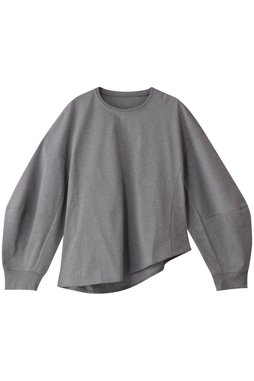【メゾンスペシャル/MAISON SPECIAL】のCocoon Sleeve Long Sleeve T-shirt/コクーンスリーブロンTEE インテリア・キッズ・メンズ・レディースファッション・服の通販 founy(ファニー) 　ファッション　Fashion　レディースファッション　Fashion for Women　トップス・カットソー　Cut & Sew Tops　シャツ・ブラウス・オフィスカジュアル　Elegant Blouses & Button-Ups　ロングTシャツ・Tシャツ　Longline T-Shirts & Tees　カットソー・ベーシックTシャツ　Cut-and-Sewn Tops / Stretch Tees & Basics　シンプル　Simple, Minimal　スリーブ　Sleeve, Long Sleeve / Short Sleeve　デニム　Denim, Jeans Material　トレンド　Trend, Trending Now　リラックス　Relax, Relaxed Fit　ロング　Long, Long-Length　GRY(グレー)|ID: prp329100004305579 ipo3291000000032888904