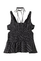 【メゾンスペシャル/MAISON SPECIAL】の2way Shirring Taffeta Blouse/2WAYシャーリングタフタブラウス BLK(ブラック)|ID: prp329100004305581 ipo3291000000036396165