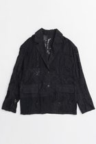 【メゾンスペシャル/MAISON SPECIAL】のLace Fabric Docking Jacket/レースドッキングジャケット BLK(ブラック)|ID: prp329100004305583 ipo3291000000029853978