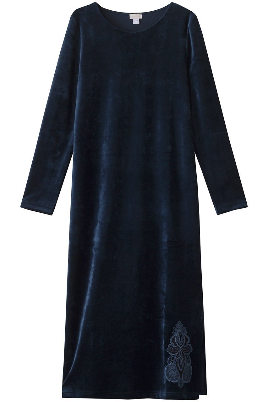 【ハンロ/HANRO】の【HANRO 140YEARS】ナイトドレス インテリア・キッズ・メンズ・レディースファッション・服の通販 founy(ファニー) 　ファッション　Fashion　レディースファッション　Fashion for Women　ワンピース　Dresses　フォーマル・パーティードレス・結婚式用ドレス　Elegant & Casual Dresses　チュニック　Tunic Tops & Dresses　おすすめ　Recommended / Our Picks　エレガント 上品　Elegant　チュニック　Tunic, Long Top　ドレス　Dress, One-Piece　ファブリック　Fabric, Textile　ボトム　Bottoms, Lower Wear　リラックス　Relax, Relaxed Fit　ロング　Long, Long-Length　ネイビー|ID: prp329100004305585 ipo3291000000036921821