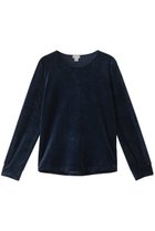 【ハンロ/HANRO / GOODS】の【HANRO 140YEARS】長袖ベロアプルオーバー ネイビー|ID: prp329100004305589 ipo3291000000032835177
