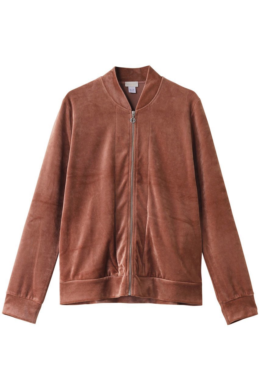 【ハンロ/HANRO / GOODS】のベロアジップジャケット インテリア・キッズ・メンズ・レディースファッション・服の通販 founy(ファニー) 　おすすめ　Recommended / Our Picks　なめらか　Smooth, Silky Texture　ジャケット　Jacket, Outerwear　パジャマ　Pajamas, Sleepwear　リラックス　Relax, Relaxed Fit　エレガント 上品　Elegant　羽織　Haori, Light Jacket　ローズピンク|ID: prp329100004305593 ipo3291000000032835185