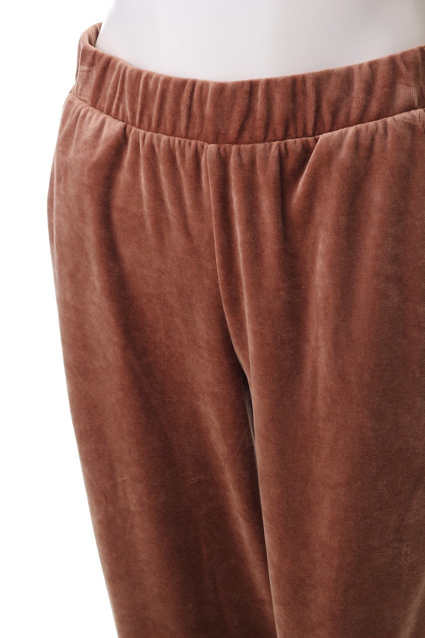 【ハンロ/HANRO】のベロアロングパンツ 人気、トレンドファッション・服の通販 founy(ファニー) 　ファッション　Fashion　レディースファッション　Fashion for Women　パンツ　Pants & Trousers　なめらか　Smooth, Silky Texture　シンプル　Simple, Minimal　ストレート　Straight, Straight Cut　パジャマ　Pajamas, Sleepwear　リラックス　Relax, Relaxed Fit　ロング　Long, Long-Length　エレガント 上品　Elegant　other-5|ID: prp329100004305594 ipo3291000000032835198
