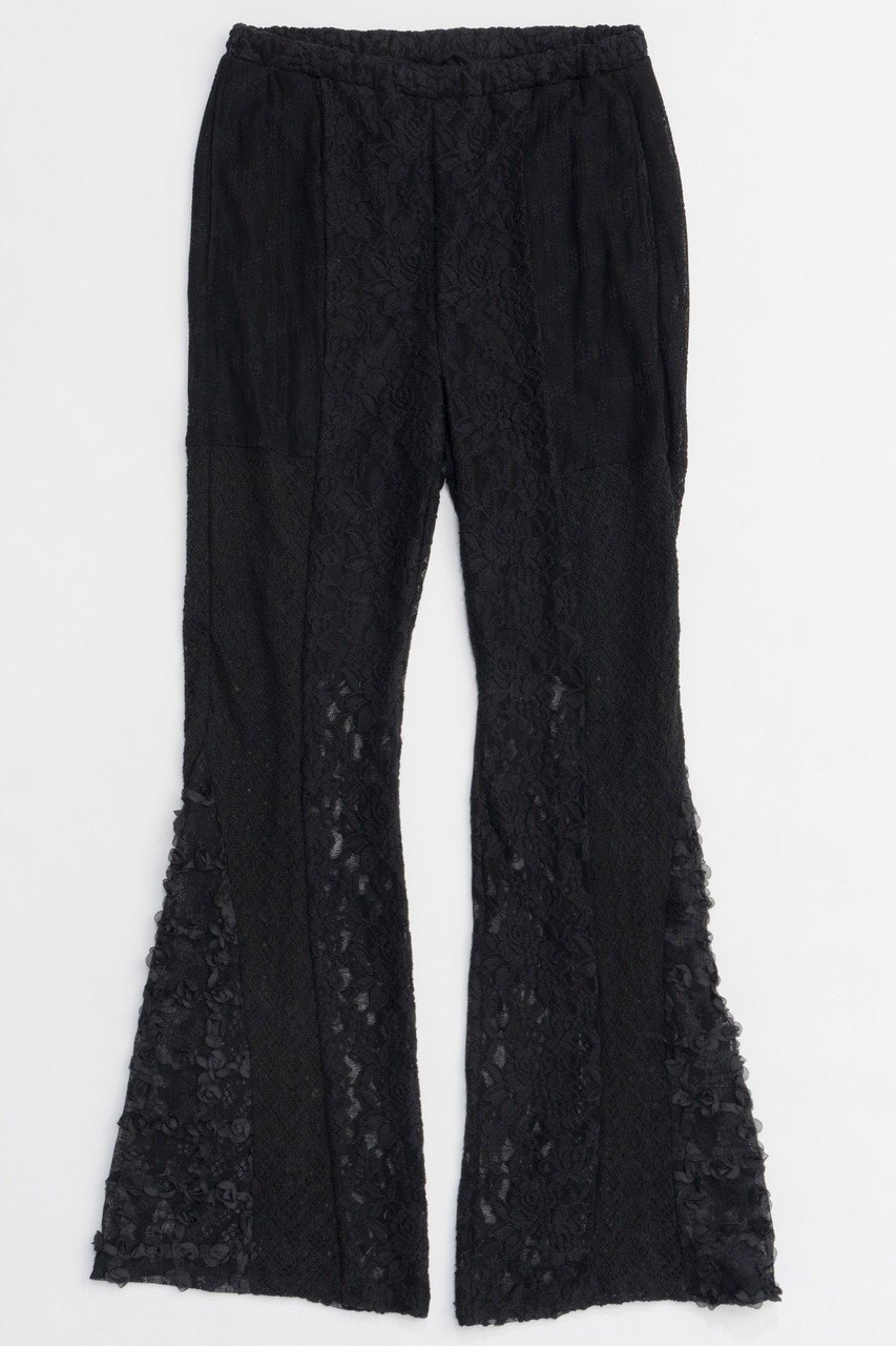 【メゾンスペシャル/MAISON SPECIAL】のLace Fabric Flare Pants/レースドッキングフレアパンツ 人気、トレンドファッション・服の通販 founy(ファニー) 　ファッション　Fashion　レディースファッション　WOMEN　パンツ　Pants　春　Spring　カーディガン　Cardigan　ストレッチ　Stretch　ドレープ　Drape　フィット　Fit　フレア　Flare　レース　Race　A/W・秋冬　Aw・Autumn/Winter・Fw・Fall-Winter　S/S・春夏　Ss・Spring/Summer　夏　Summer　エレガント 上品　Elegant　2025年　2025　 other-1|ID: prp329100004305596 ipo3291000000029854010