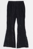 【メゾンスペシャル/MAISON SPECIAL】のLace Fabric Flare Pants/レースドッキングフレアパンツ 人気、トレンドファッション・服の通販 founy(ファニー) ファッション Fashion レディースファッション WOMEN パンツ Pants 春 Spring カーディガン Cardigan ストレッチ Stretch ドレープ Drape フィット Fit フレア Flare レース Race A/W・秋冬 Aw・Autumn/Winter・Fw・Fall-Winter S/S・春夏 Ss・Spring/Summer 夏 Summer エレガント 上品 Elegant 2025年 2025 thumbnail BLK(ブラック)|ID: prp329100004305596 ipo3291000000029854011