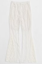 【メゾンスペシャル/MAISON SPECIAL】のLace Fabric Flare Pants/レースドッキングフレアパンツ 人気、トレンドファッション・服の通販 founy(ファニー) ファッション Fashion レディースファッション WOMEN パンツ Pants 春 Spring カーディガン Cardigan ストレッチ Stretch ドレープ Drape フィット Fit フレア Flare レース Race A/W・秋冬 Aw・Autumn/Winter・Fw・Fall-Winter S/S・春夏 Ss・Spring/Summer 夏 Summer エレガント 上品 Elegant 2025年 2025 thumbnail WHT(ホワイト)|ID: prp329100004305596 ipo3291000000029854012