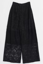 【メゾンスペシャル/MAISON SPECIAL】のLace Fabric Docking Pants/レースドッキングパンツ 人気、トレンドファッション・服の通販 founy(ファニー) ファッション Fashion レディースファッション WOMEN パンツ Pants エレガント 上品 Elegant 春 Spring ジャケット Jacket セットアップ Set Up フィット Fit フォーマル Formal リラックス Relax レース Race A/W・秋冬 Aw・Autumn/Winter・Fw・Fall-Winter S/S・春夏 Ss・Spring/Summer 夏 Summer 2025年 2025 thumbnail BLK(ブラック)|ID: prp329100004305598 ipo3291000000029854018