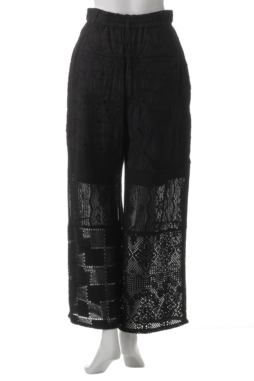 【メゾンスペシャル/MAISON SPECIAL】のLace Fabric Docking Pants/レースドッキングパンツ 人気、トレンドファッション・服の通販 founy(ファニー) 　ファッション　Fashion　レディースファッション　WOMEN　パンツ　Pants　エレガント 上品　Elegant　ジャケット　Jacket　セットアップ　Set Up　フィット　Fit　フォーマル　Formal　リラックス　Relax　レース　Race　other-4|ID: prp329100004305598 ipo3291000000031369150