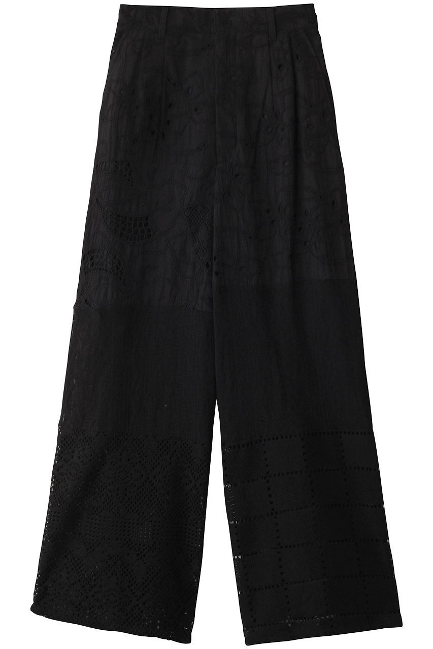 【メゾンスペシャル/MAISON SPECIAL】のLace Fabric Docking Pants/レースドッキングパンツ 人気、トレンドファッション・服の通販 founy(ファニー) 　ファッション　Fashion　レディースファッション　Fashion for Women　パンツ　Pants & Trousers　エレガント 上品　Elegant　ジャケット　Jacket, Outerwear　セットアップ　Set-Up, Coordinated Outfit　フィット　Fit, Slim Fit　フォーマル　Formal, Dressy　リラックス　Relax, Relaxed Fit　レース　Lace, Lace Fabric　 other-1|ID: prp329100004305598 ipo3291000000032919660