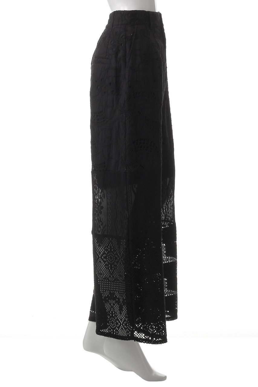 【メゾンスペシャル/MAISON SPECIAL】のLace Fabric Docking Pants/レースドッキングパンツ 人気、トレンドファッション・服の通販 founy(ファニー) 　ファッション　Fashion　レディースファッション　Fashion for Women　パンツ　Pants & Trousers　エレガント 上品　Elegant　ジャケット　Jacket, Outerwear　セットアップ　Set-Up, Coordinated Outfit　フィット　Fit, Slim Fit　フォーマル　Formal, Dressy　リラックス　Relax, Relaxed Fit　レース　Lace, Lace Fabric　other-3|ID: prp329100004305598 ipo3291000000032919700