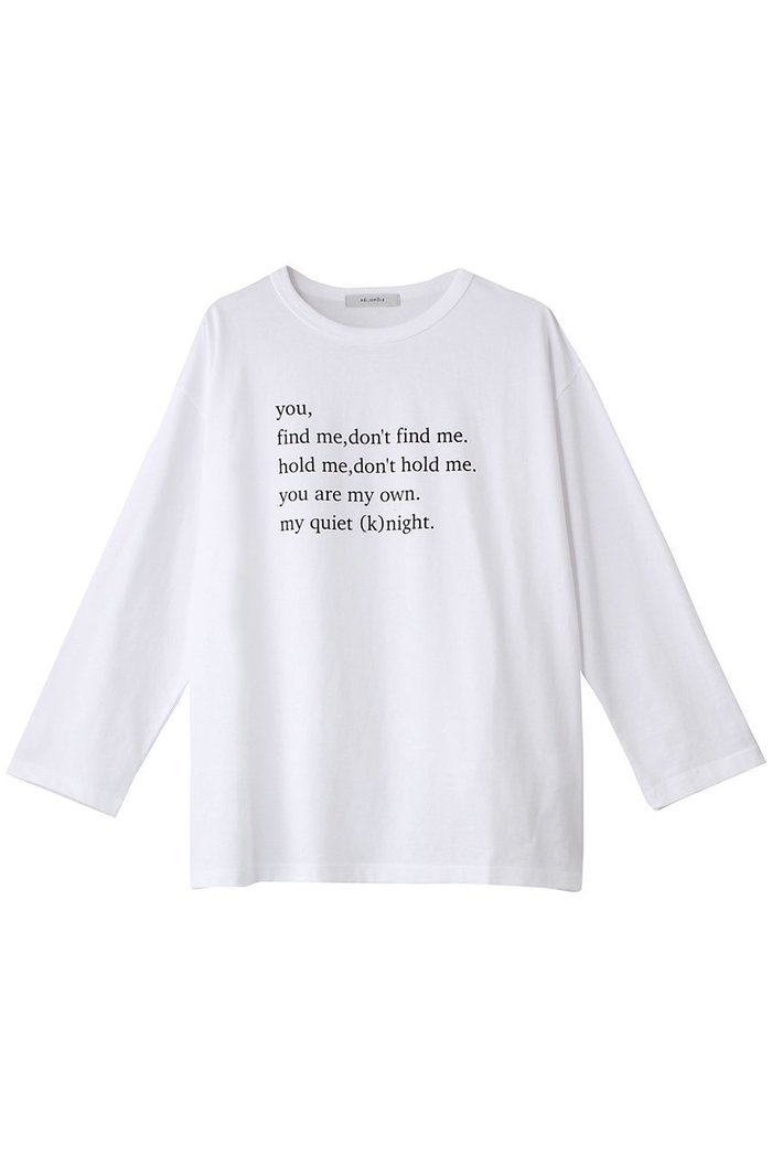 【エリオポール/heliopole】のロングスリーブTシャツ インテリア・キッズ・メンズ・レディースファッション・服の通販 founy(ファニー) https://founy.com/ ファッション Fashion レディースファッション Fashion for Women トップス・カットソー Cut & Sew Tops シャツ・ブラウス・オフィスカジュアル Elegant Blouses & Button-Ups ロングTシャツ・Tシャツ Longline T-Shirts & Tees カットソー・ベーシックTシャツ Cut-and-Sewn Tops / Stretch Tees & Basics スタイリッシュ Stylish, Fashionable スリーブ Sleeve, Long Sleeve / Short Sleeve フロント Front, Front Design プリント Print, Printed Pattern ロング Long, Long-Length |ID: prp329100004305599 ipo3291000000032879651