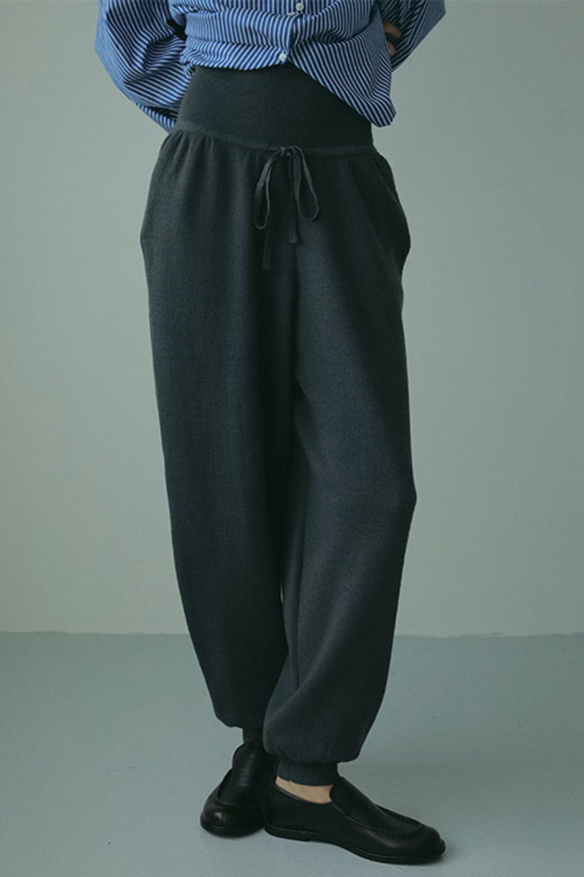 【エトレトウキョウ/ETRE TOKYO】のリネンスムースニットパンツ インテリア・キッズ・メンズ・レディースファッション・服の通販 founy(ファニー) 　ファッション　Fashion　レディースファッション　WOMEN　パンツ　Pants　おすすめ　Recommend　リネン　Linen　ワイド　Wide　グレー|ID: prp329100004306720 ipo3291000000031631986