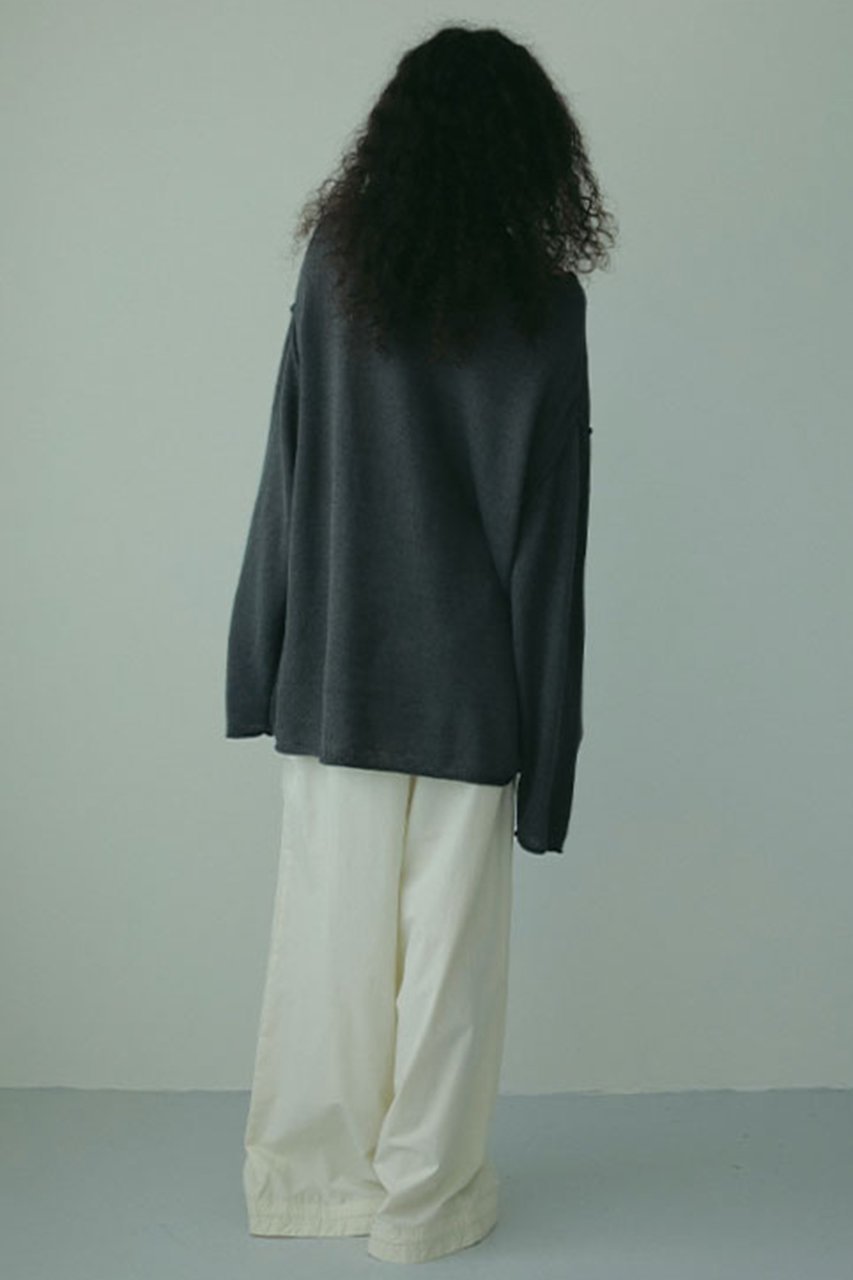 【エトレトウキョウ/ETRE TOKYO】のロールエンドリネンニットプルオーバー 人気、トレンドファッション・服の通販 founy(ファニー) 　ファッション　Fashion　レディースファッション　WOMEN　トップス・カットソー　Tops/Tshirt　ニット　Knit Tops　プルオーバー　Pullover　おすすめ　Recommend　リネン　Linen　リラックス　Relax　other-4|ID: prp329100004306721 ipo3291000000031632000