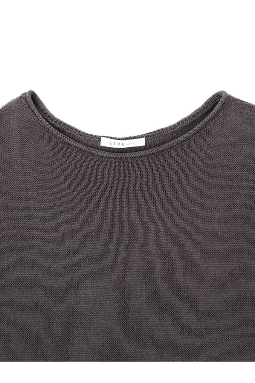 【エトレトウキョウ/ETRE TOKYO】のロールエンドリネンニットプルオーバー 人気、トレンドファッション・服の通販 founy(ファニー) 　ファッション　Fashion　レディースファッション　WOMEN　トップス・カットソー　Tops/Tshirt　ニット　Knit Tops　プルオーバー　Pullover　おすすめ　Recommend　リネン　Linen　リラックス　Relax　other-8|ID: prp329100004306721 ipo3291000000031632004
