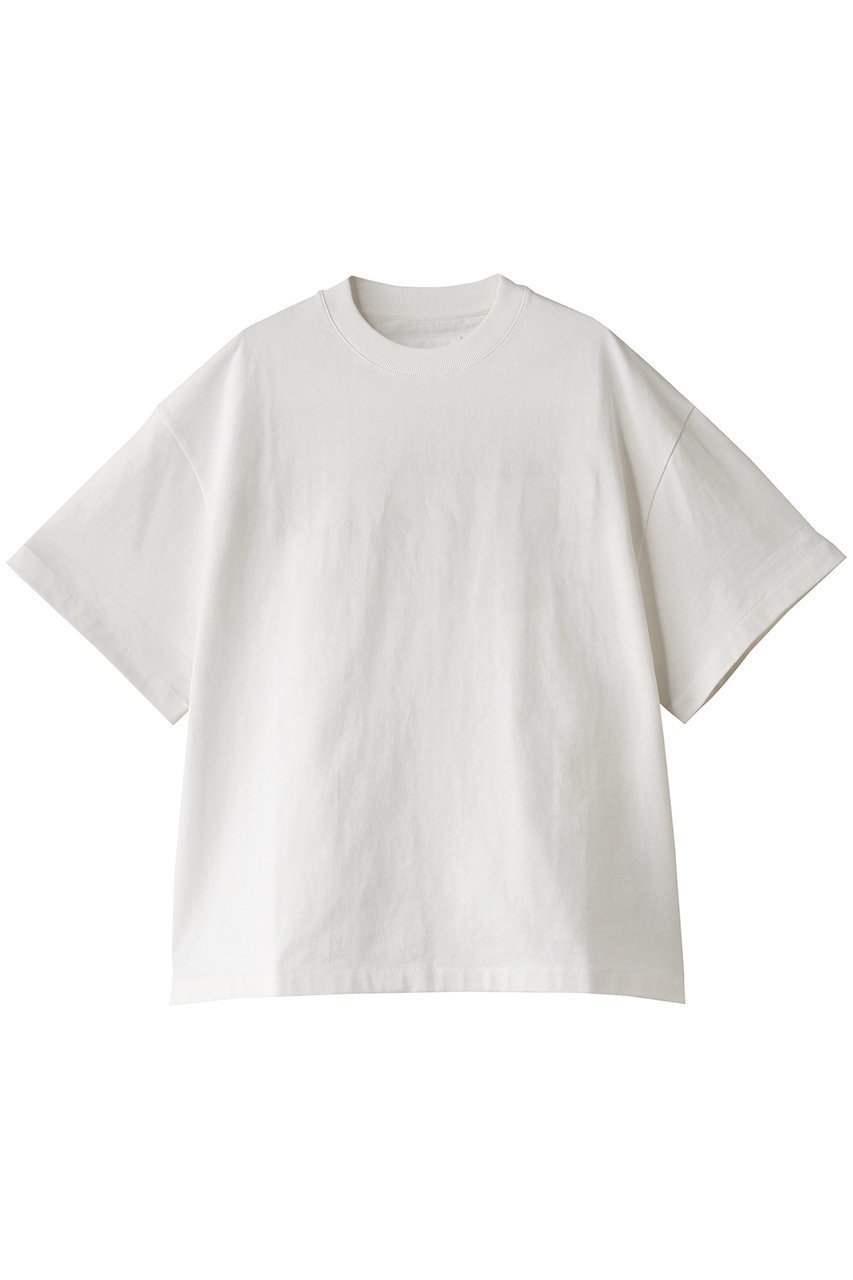 【ジル サンダー/JIL SANDER】のLOGO ON TONE Tシャツ インテリア・キッズ・メンズ・レディースファッション・服の通販 founy(ファニー) 　ファッション　Fashion　レディースファッション　Fashion for Women　トップス・カットソー　Cut & Sew Tops　シャツ・ブラウス・オフィスカジュアル　Elegant Blouses & Button-Ups　ロングTシャツ・Tシャツ　Longline T-Shirts & Tees　カットソー・ベーシックTシャツ　Cut-and-Sewn Tops / Stretch Tees & Basics　ショート　Short, Short Length　スリーブ　Sleeve, Long Sleeve / Short Sleeve　ビッグ　Big, Oversized　定番　Standard, Basic Item　ポーセリン|ID: prp329100004306731 ipo3291000000034544451