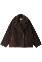 【マノフ/MANOF】のW BREASTED BOA JACKET コート BROWN|ID:prp329100004306733