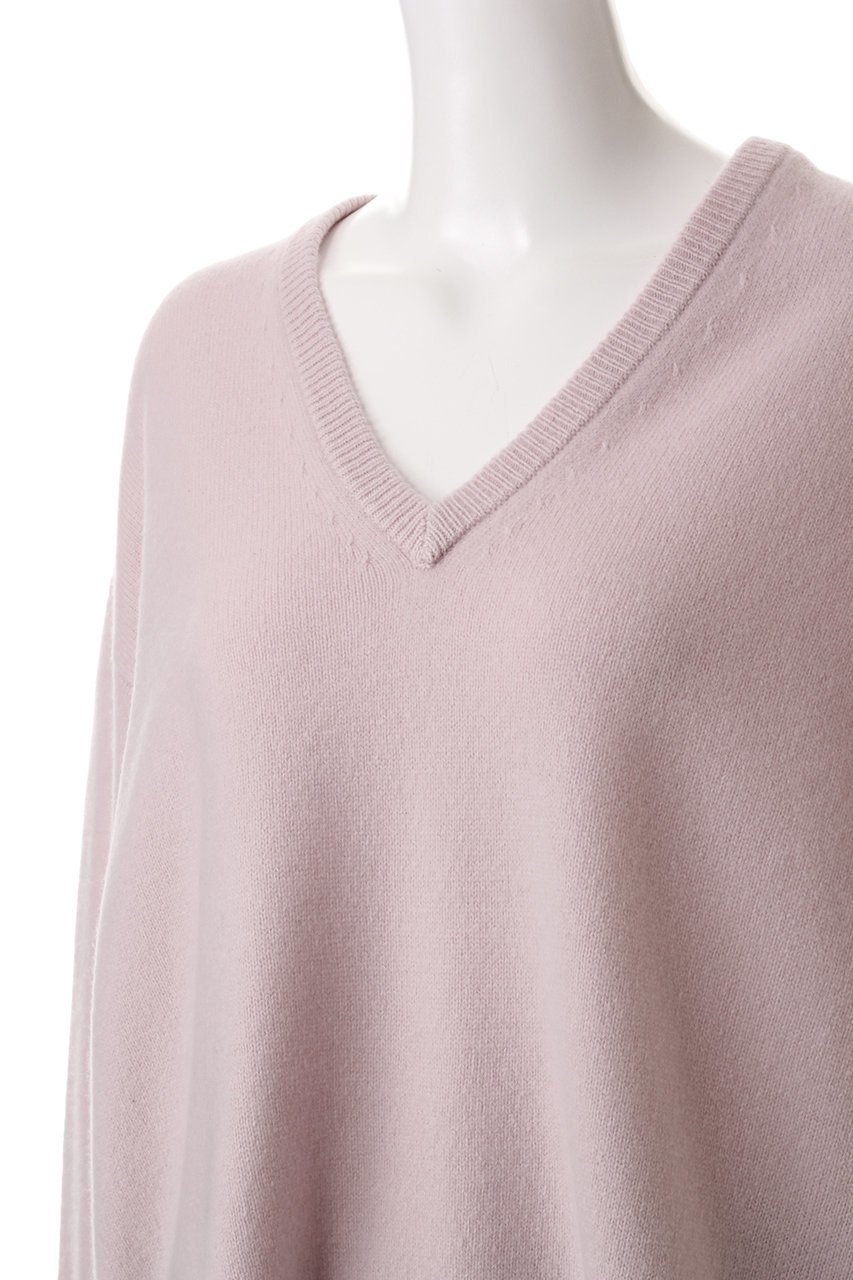 【ハウス オブ ロータス/HOUSE OF LOTUS】のウールVネックプルオーバー 人気、トレンドファッション・服の通販 founy(ファニー) 　ファッション　Fashion　レディースファッション　Fashion for Women　トップス・カットソー　Cut & Sew Tops　ニット　Knit Tops & Sweaters　カジュアルプルオーバー・ニットトップス　Pullovers & Knit Tops / Casual Pullovers　Vネックトップス　V-Neck Tops / V-Cut Neckline Shirts　スリット　Slit, Slit Detail　フェミニン　Feminine, Girly　ポンチョ　Poncho, Cape Style　other-5|ID: prp329100004306738 ipo3291000000032959738
