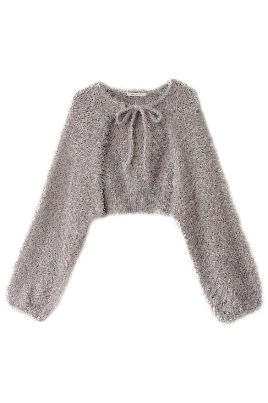 【ハウス オブ ロータス/HOUSE OF LOTUS】のファーボレロ 人気、トレンドファッション・服の通販 founy(ファニー) 　ファッション　Fashion　レディースファッション　Fashion for Women　トップス・カットソー　Cut & Sew Tops　ニット　Knit Tops & Sweaters　カーディガン・羽織り　Layered Style Cardigans　カーディガン　Cardigan, Knitwear　ボレロ　Bolero, Short Cardigan　ミックス　Mix, Mixed Style　春　Spring　 other-1|ID: prp329100004306740 ipo3291000000032952936