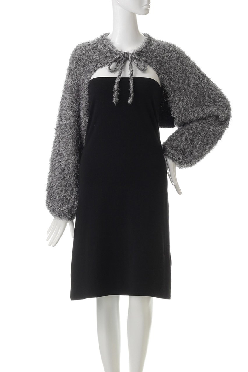 【ハウス オブ ロータス/HOUSE OF LOTUS】のファーボレロ 人気、トレンドファッション・服の通販 founy(ファニー) 　ファッション　Fashion　レディースファッション　Fashion for Women　トップス・カットソー　Cut & Sew Tops　ニット　Knit Tops & Sweaters　カーディガン・羽織り　Layered Style Cardigans　カーディガン　Cardigan, Knitwear　ボレロ　Bolero, Short Cardigan　ミックス　Mix, Mixed Style　春　Spring　other-2|ID: prp329100004306740 ipo3291000000032952947
