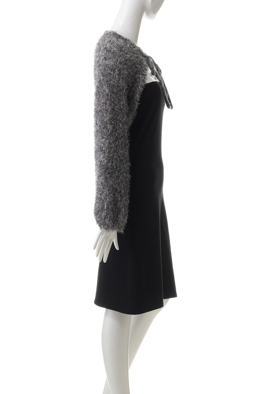 【ハウス オブ ロータス/HOUSE OF LOTUS】のファーボレロ 人気、トレンドファッション・服の通販 founy(ファニー) 　ファッション　Fashion　レディースファッション　Fashion for Women　トップス・カットソー　Cut & Sew Tops　ニット　Knit Tops & Sweaters　カーディガン・羽織り　Layered Style Cardigans　カーディガン　Cardigan, Knitwear　ボレロ　Bolero, Short Cardigan　ミックス　Mix, Mixed Style　春　Spring　other-3|ID: prp329100004306740 ipo3291000000032952951