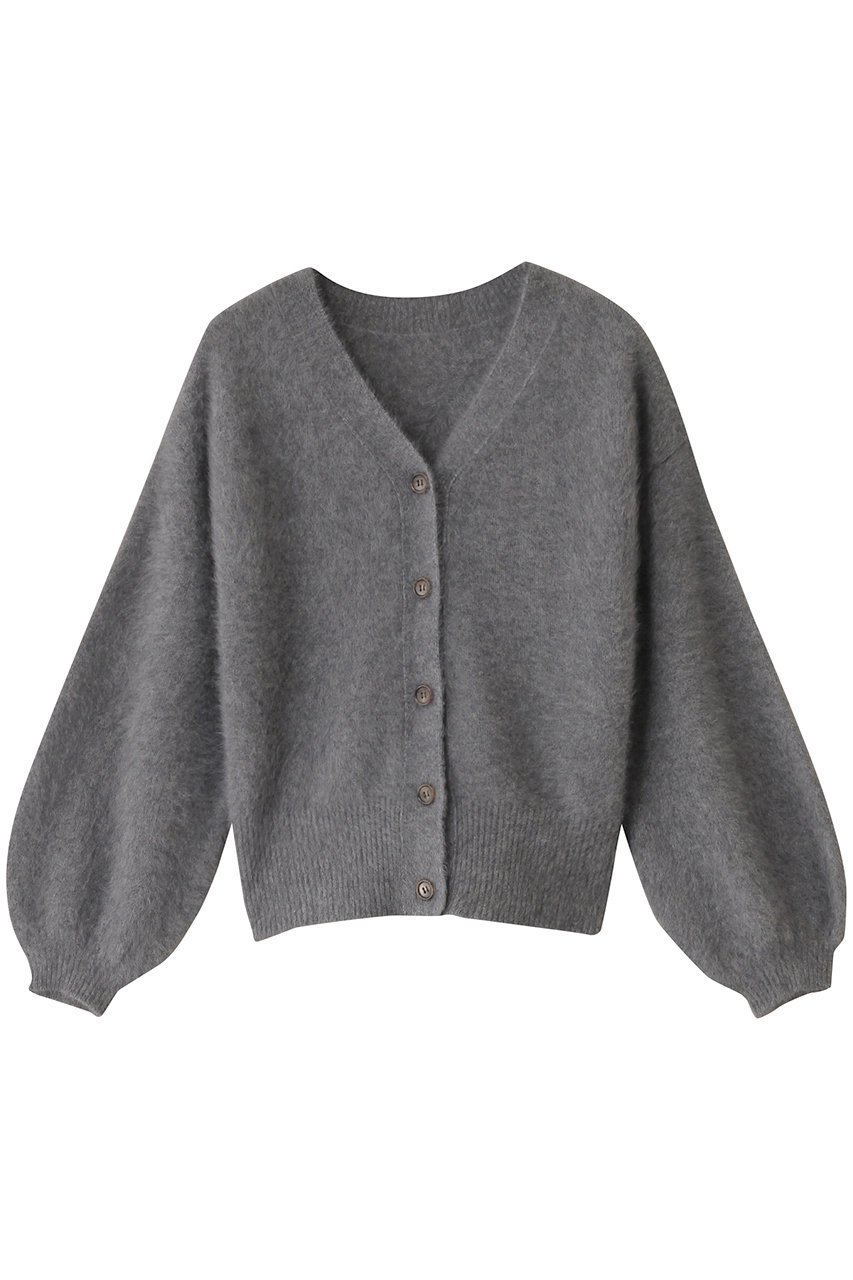 【マルティニーク/martinique】のFOX 2wayカーディガン インテリア・キッズ・メンズ・レディースファッション・服の通販 founy(ファニー) 　ファッション　Fashion　レディースファッション　Fashion for Women　トップス・カットソー　Cut & Sew Tops　ニット　Knit Tops & Sweaters　カーディガン・羽織り　Layered Style Cardigans　カーディガン　Cardigan, Knitwear　コンパクト　Compact, Small Size　シンプル　Simple, Minimal　グレー|ID: prp329100004306750 ipo3291000000032959845