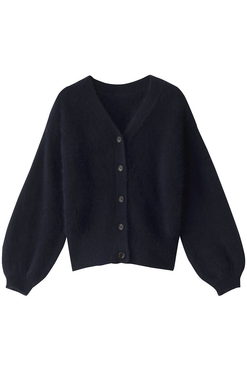 【マルティニーク/martinique】のFOX 2wayカーディガン インテリア・キッズ・メンズ・レディースファッション・服の通販 founy(ファニー) 　ファッション　Fashion　レディースファッション　Fashion for Women　トップス・カットソー　Cut & Sew Tops　ニット　Knit Tops & Sweaters　カーディガン・羽織り　Layered Style Cardigans　カーディガン　Cardigan, Knitwear　コンパクト　Compact, Small Size　シンプル　Simple, Minimal　ネイビー|ID: prp329100004306750 ipo3291000000032959849