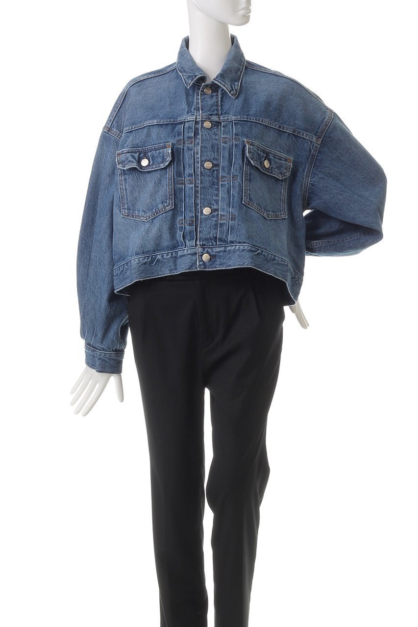 【レッドカード トーキョー/RED CARD TOKYO】のLafayette デニムジャケット 人気、トレンドファッション・服の通販 founy(ファニー) 　ファッション　Fashion　レディースファッション　WOMEN　アウター　Coat Outerwear　ジャケット　Jackets　デニムジャケット　Denim Jackets　おすすめ　Recommend　ショート　Short　ジャケット　Jacket　デニム　Denim　バランス　Balance　ボトム　Bottom　ワイド　Wide　other-2|ID: prp329100004306751 ipo3291000000031368644