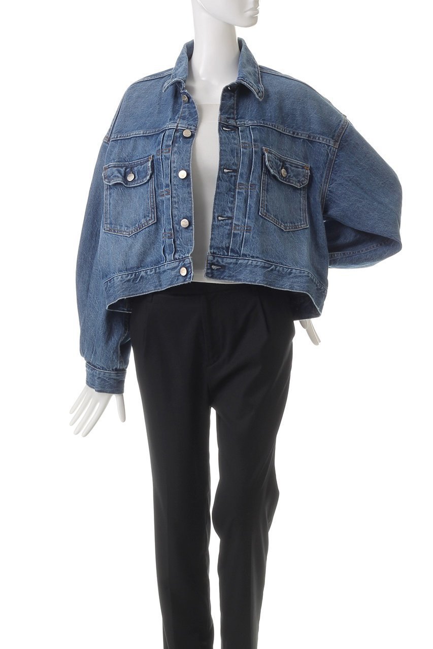 【レッドカード トーキョー/RED CARD TOKYO】のLafayette デニムジャケット 人気、トレンドファッション・服の通販 founy(ファニー) 　ファッション　Fashion　レディースファッション　WOMEN　アウター　Coat Outerwear　ジャケット　Jackets　デニムジャケット　Denim Jackets　おすすめ　Recommend　ショート　Short　ジャケット　Jacket　デニム　Denim　バランス　Balance　ボトム　Bottom　ワイド　Wide　other-7|ID: prp329100004306751 ipo3291000000031368653